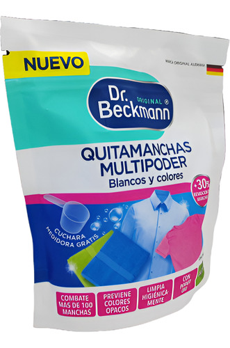 Quitamanchas Multipoder Blancos Y Colores Dr. Beckmann 400g
