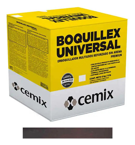 Boquilla Universal Sin Arena De 5kg Grafito Cemix 30980
