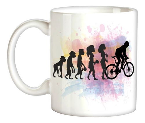 Caneca Xícara Bora Evolution F Ciclista Bike Bicicleta Rolê