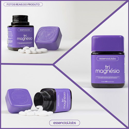 KIT JOINT FIX com GLUCOSAMINA, CONDROITINA e MSM - 120 Cápsulas + TRI MAGNÉSIO contendo MAGNÉSIO DIMALATO, MAGNÉSIO BISGLICINATO e ÓXIDO DE MAGNÉSIO - 60 Comprimidos