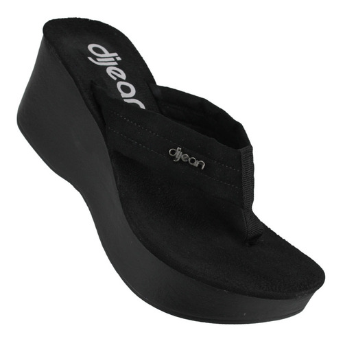 Imagem 1 de 5 de Tamanco Plataforma Dijean 276/568 Preto Cor: Preto