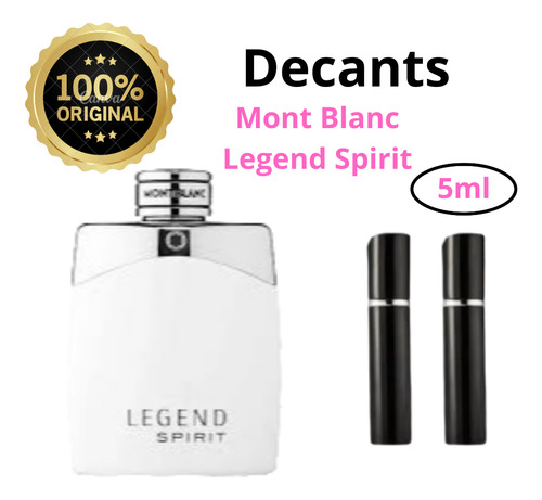 Muestra De Perfume O Decant Mont Blanc Legend Spirit Origina