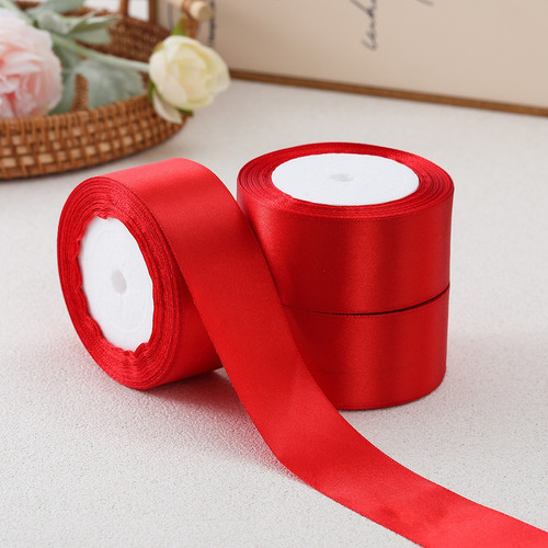J 5 Rollos Satinado Decoracion Colores Cintes 4cm 112.5