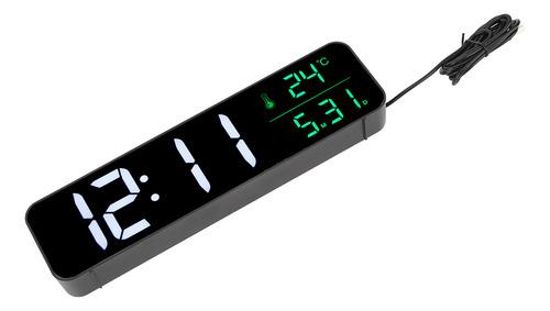 Reloj Digital De Pantalla Grande Con Alarma De Música Led, 5