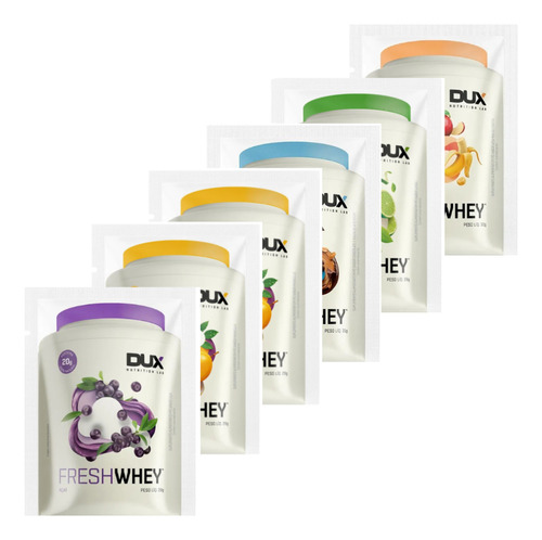 Whey Protein Kit Dux Fresh Sache 6 Unidades ---