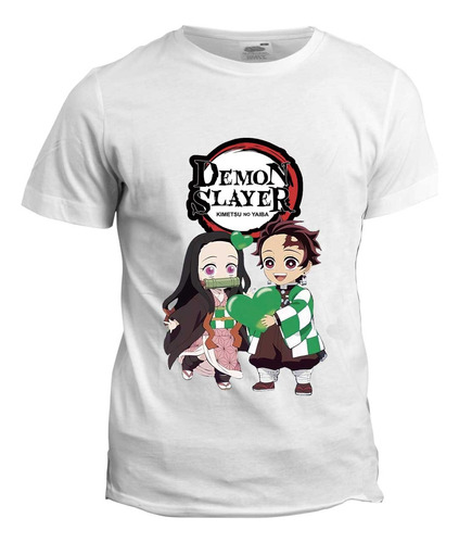 Playera Demon Slayer Para Niños Talla Suave Y Liviana