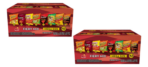 Papitas Americanas Frito-lay Flamin Hot 2 Cajas 84 Pz