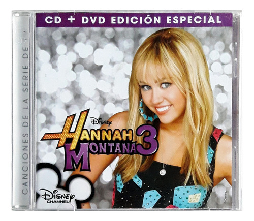 Cd  + Dvd  Oka Hannah Montana 3  Como Nuevo  (Reacondicionado)