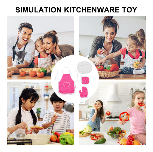 A 1 Juego De Juguetes De Cocina Para Niños, Gorros De