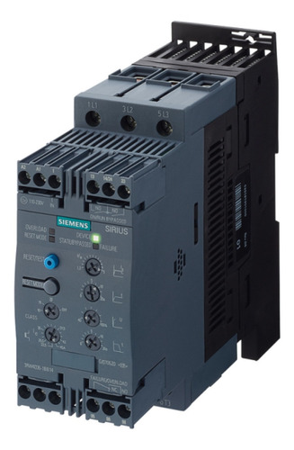 Arrancador Suave Siemens, S2, In:63a, 30kw / 40hp