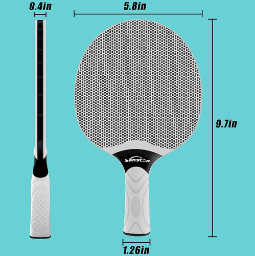 Senston Juego De Raquetas De Tenis De Mesa, Raqueta Profe...
