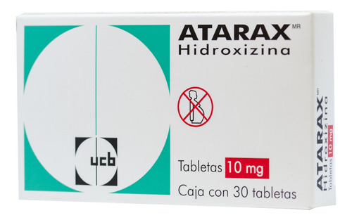 Atarax 10 Mg Caja 30 Grageas Hidroxicina