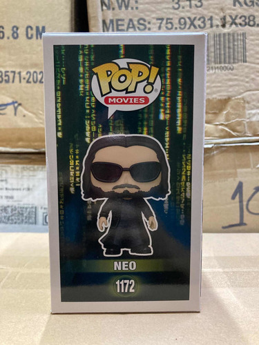 Neo 1172 Matrix Funko Pop Keanu Reeves Original Morpheo