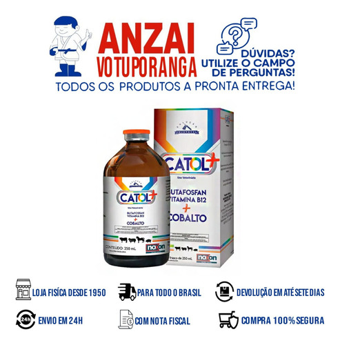 5 Uni Catol+ Vitamina B12 250ml - Noxon