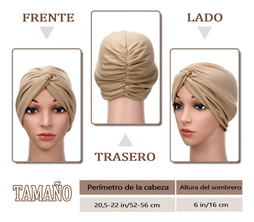 Conjunto De 3 Pañuelos Anticancerígenos For Mujer. La Tela