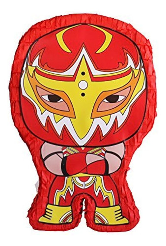 Aztec Importa Pinatas Lucha Kings- Red Pinata