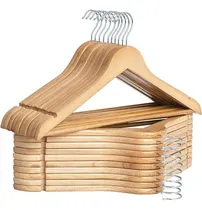 Comprar Perchas De Madera Y Metalicas Pack X 20 Organizadores Hogares Casas Oficinas Locales Vestidores Placares Pantalones Vestidos Camisas Camperas Tapados Adultos