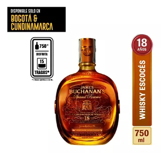 Whisky Buchanans 18 Anos 750 Ml - Unidad a $349900