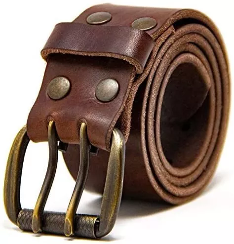 Cinturón De Trabajo De Cuero Lógico Para Hombres Cinturo 