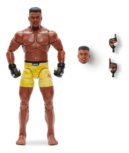 Luchador Ufc Figura De Lujo Francis Ngannou 17 Cm Jazwares (Usado)