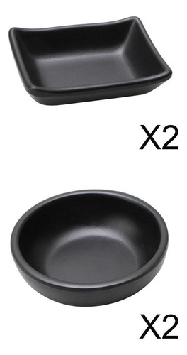 4 Piezas De De Sushi Japonesa, Cuenco Para Sumergir,