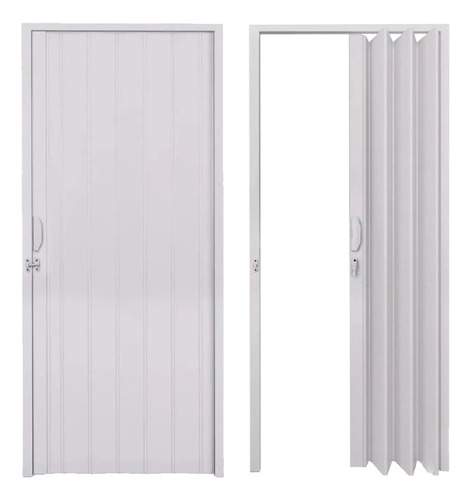 Puerta Pvc Corrediza Plegable 210 X 60 Mulata Cm 0,60 M