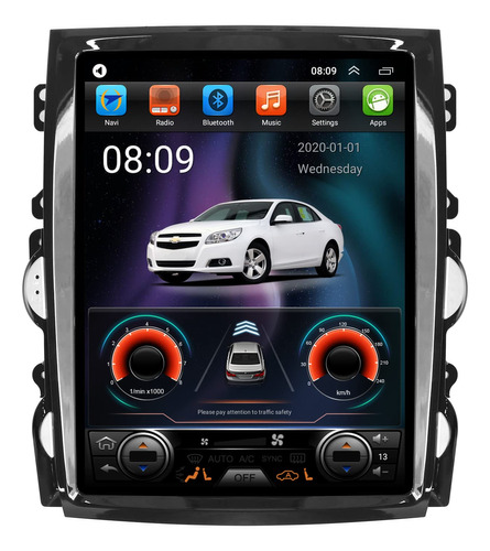 Czswch Radio Android Para Chevy Malibu Tesla Style Estereo