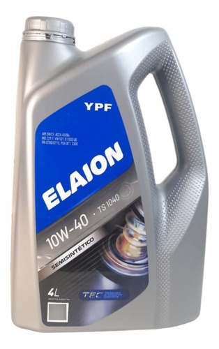 Aceite Elaion F30 10w40 Semi-sintético Bidón 4 Litros Ypf