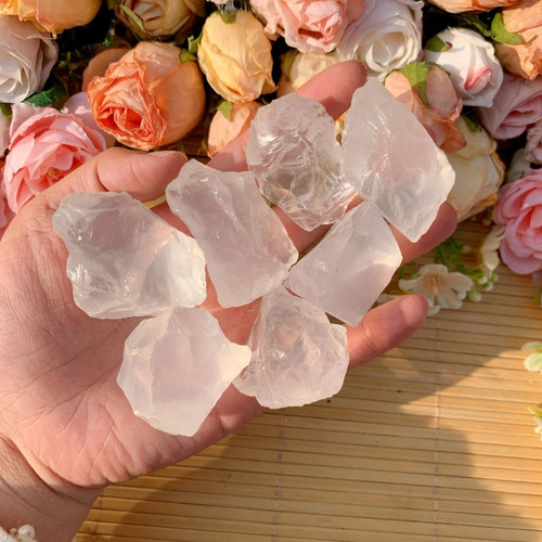 Pedra Bruta Cristal Quartzo Transparente 200g Legitimo Equilibrio E Cura