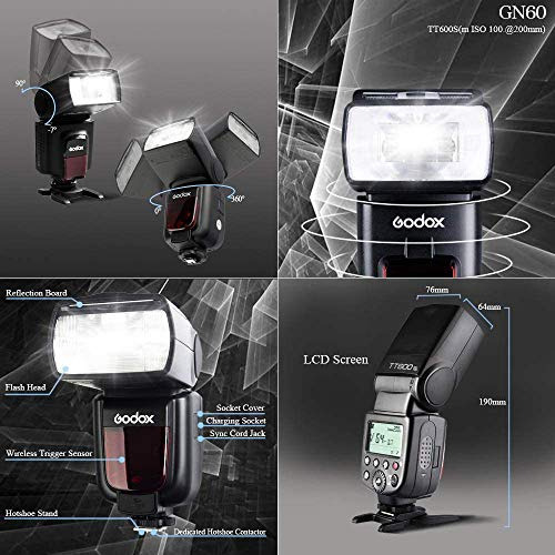 Godox Tt600s Flash De Cámara Gn60 Speedlight