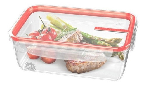 Imagen 2 de 5 de Hermeticos Rectangular Con Traba X 3un Linea Freshy San Remo