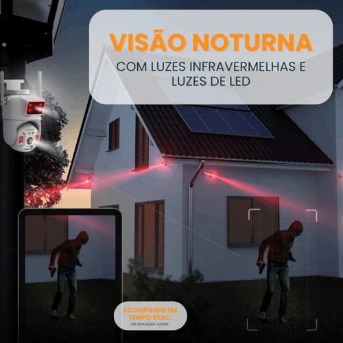 Câmera De Segurança Vigilância Wi-fi Visão Noturna Externa - Shaolong