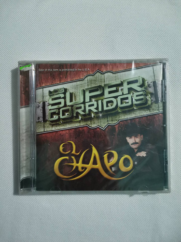 El Chapo Los Super Corridos Cd Original Nuevo Y Sellado 