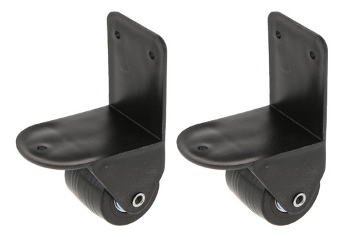 2 Pcs De Ruedas Giratorias De Equipajes Accesorio De
