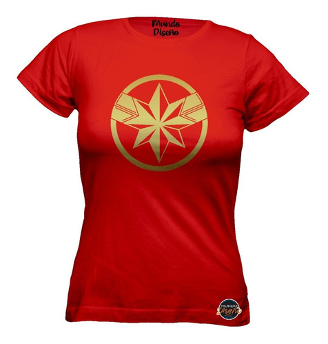 Poleras De Mujer Avengers Capitana Marvel 