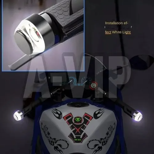 Combo Led Cree G4 Lupa H4 Hs1 Blanca/ambar + Punteras Led X2