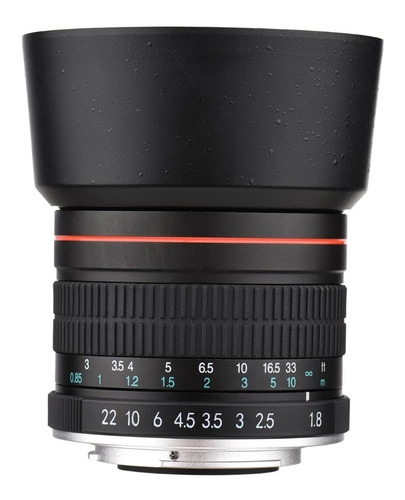 Lente 85mm F1.8 Nikon Y Canon Eos 5d 7d  T3i T4i T5i T6i Etc