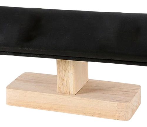 Soporte De Exhibición De Reloj De Pulsera Portátil Negro