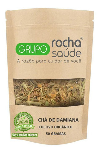 Chá De Damiana Orgânica 50 Gramas