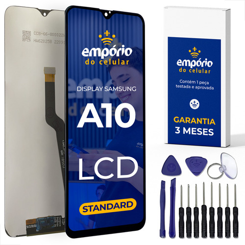 Tela Frontal Lcd Display Compatível A10 C/ Aro Premium