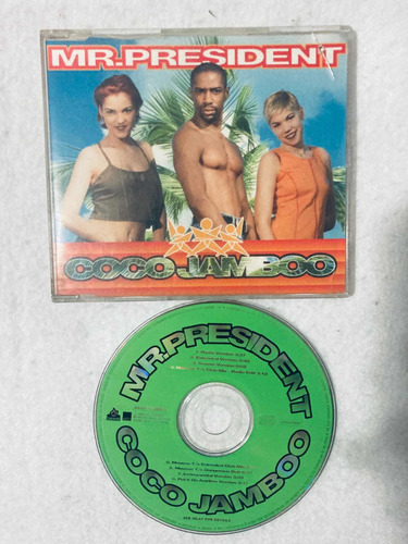 Mr President Coco Jamboo Cd Edición Alemania 1996 Single (Usado)