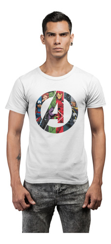 Playera Personalizada Avengers Vengadores Superheroes Comics