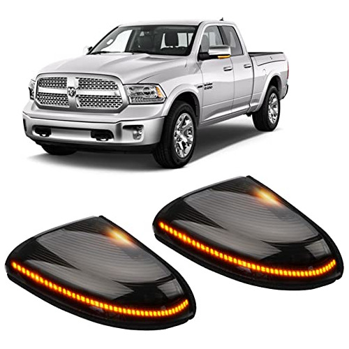 Luz De Señal De Espejo Lateral Led Compatible Dodge Ra...