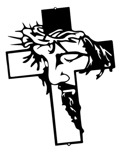Estatua De Crucifijo, De Pared, Jesús Con Intrincados