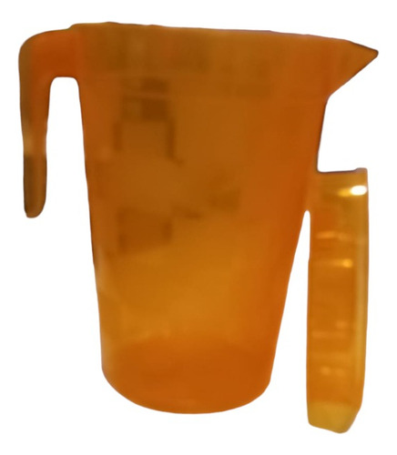 4 Jarras De Plástico De 2 Lts Multicolor Multiusos Con Tapa