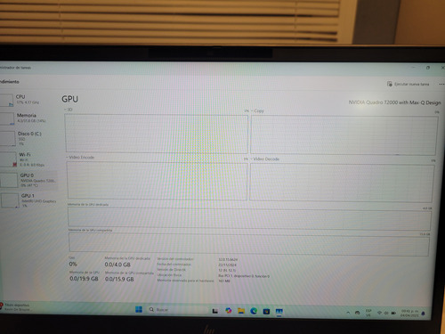 Hp Zbook Fury 15 G7 Intel I7 10th Nvidia Quadro T2000 32gb Gris (Reacondicionado)