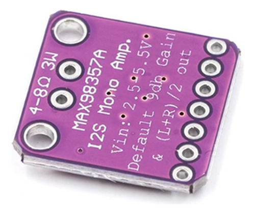 Amplificador Max98357 I2s 3w Classe D Breakout Interface Dac