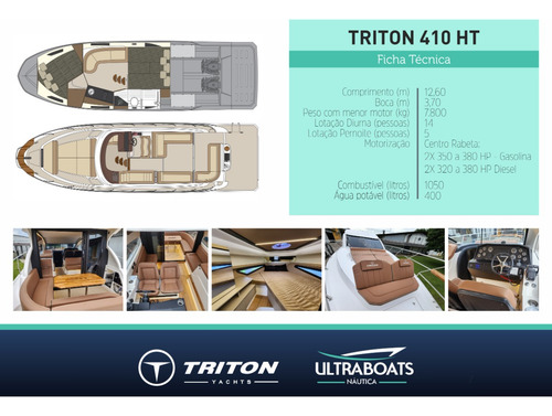 Lancha Triton 410 Ht || Zero ||