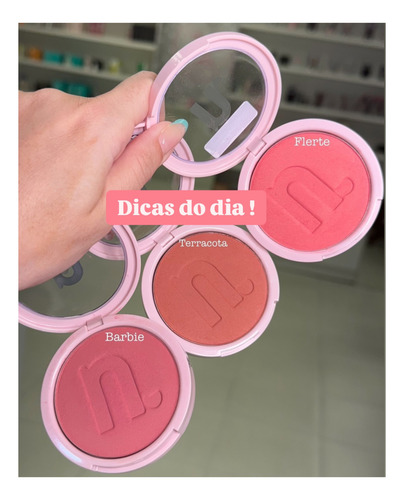 Instant Blush Compacto 11g - Nina Make Up - Efeito Natural