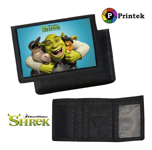 Billetera De Nylon Shrek - Varios Modelos - Printek